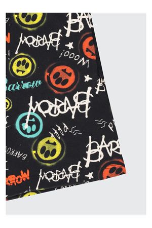 Unisex fleece shorts featuring an all-over print BARROW KIDS | S6BKJUBE047110